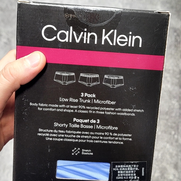 New Lot of 9 Calvin Kline low Rise Men's  Trunk - Picture 6 of 6